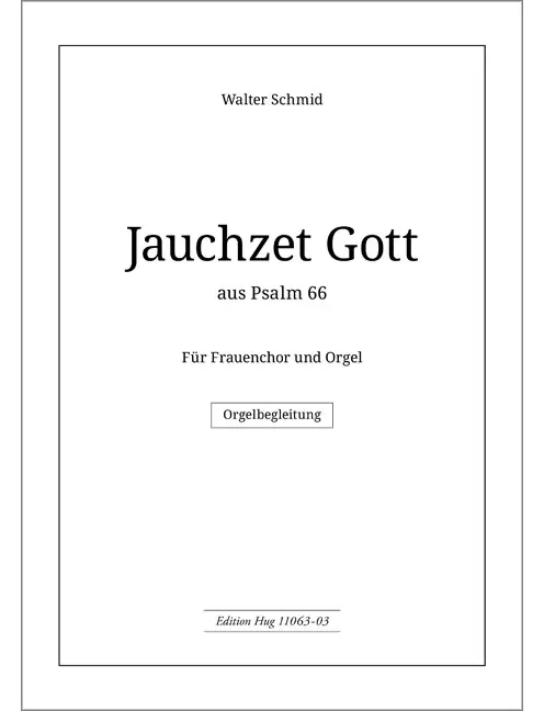 Jauchzet Gott